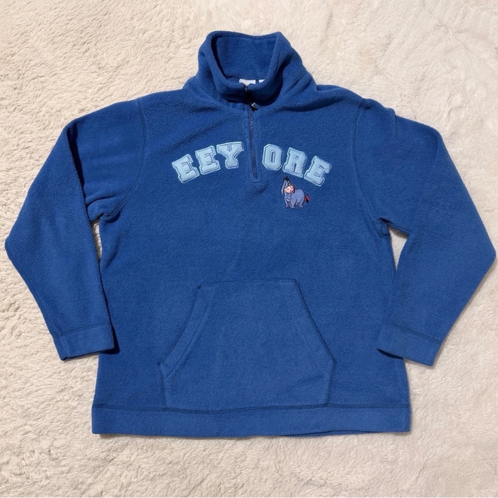 Disney Blue Fleece Pullover Woman’s Size L